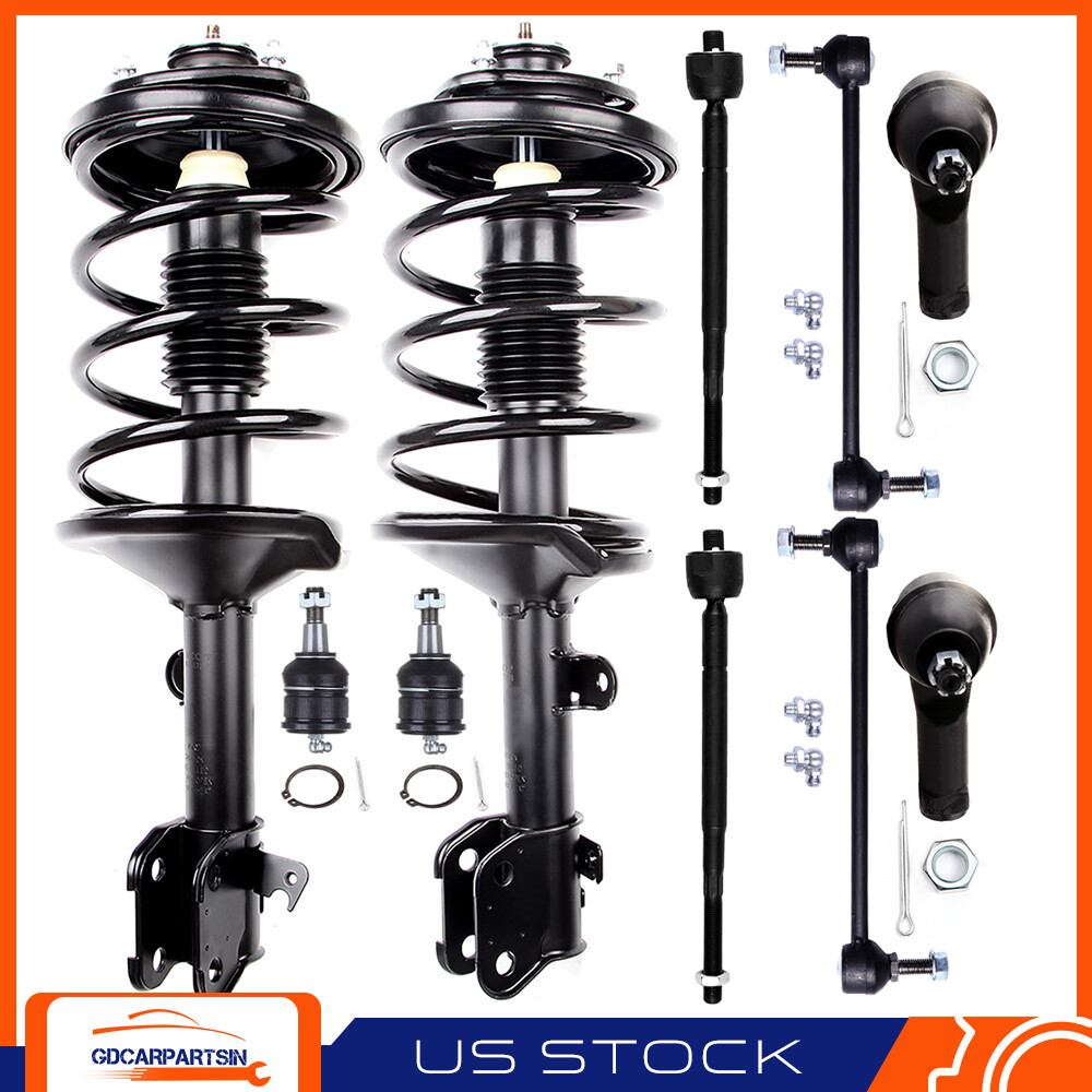 2002-2004 Honda Odyssey Front Struts Assembly Suspension Tie Rods Kit