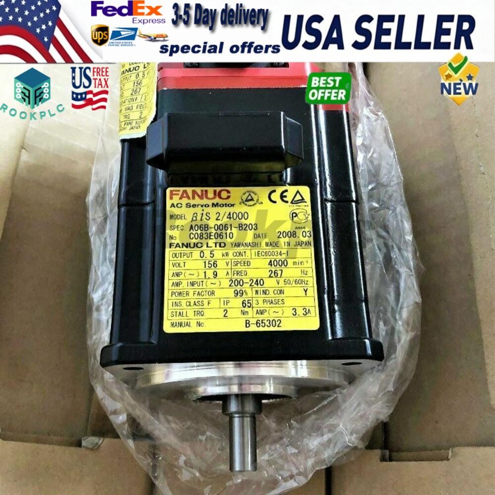 For FANUC A06B-0061-B203 New servo motor Free Shipping