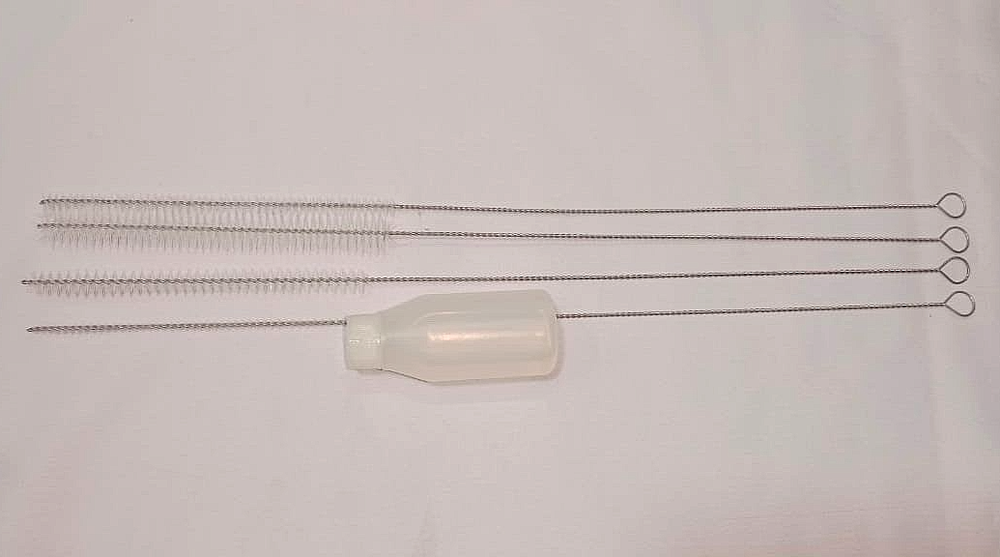 Laparoscopic Soft Cleaning Brush For Forceps Size 6Inch Instruments Set 4 Piece