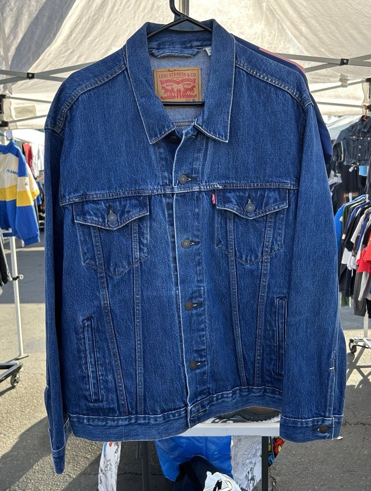 Men’s Levi Strauss & Co. Denim Long Sleeve Button Up Jean Jacket Size XL