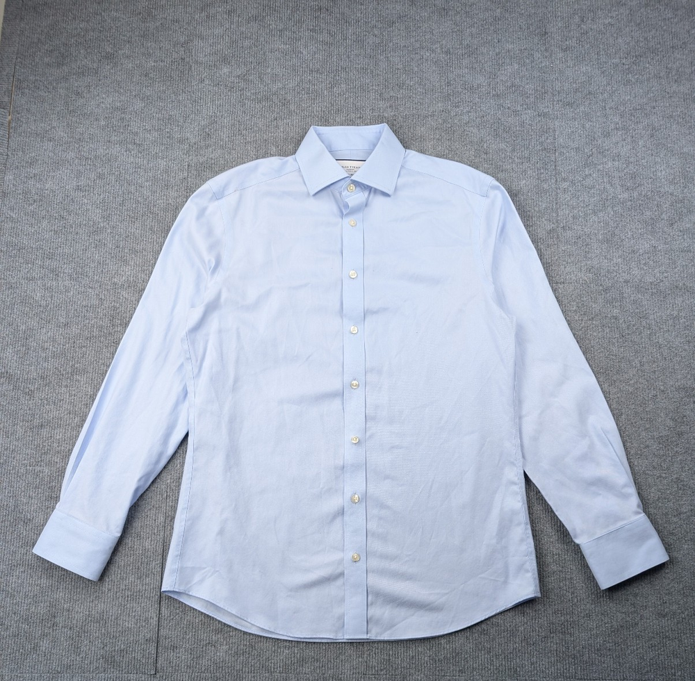 Charles Tyrwhitt Button Up Shirt Mens 15.5/34 Slim Fit Career Staple Non Iron
