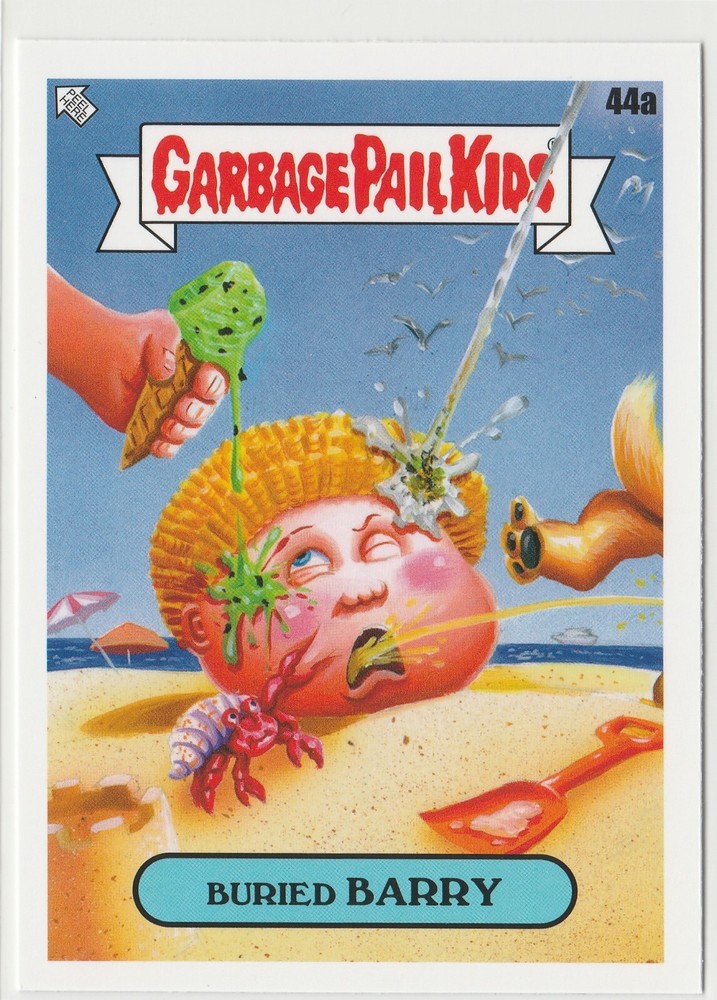 Buried Barry #44a Garbage Pail Kids GPK 2021 Vacation Series Card