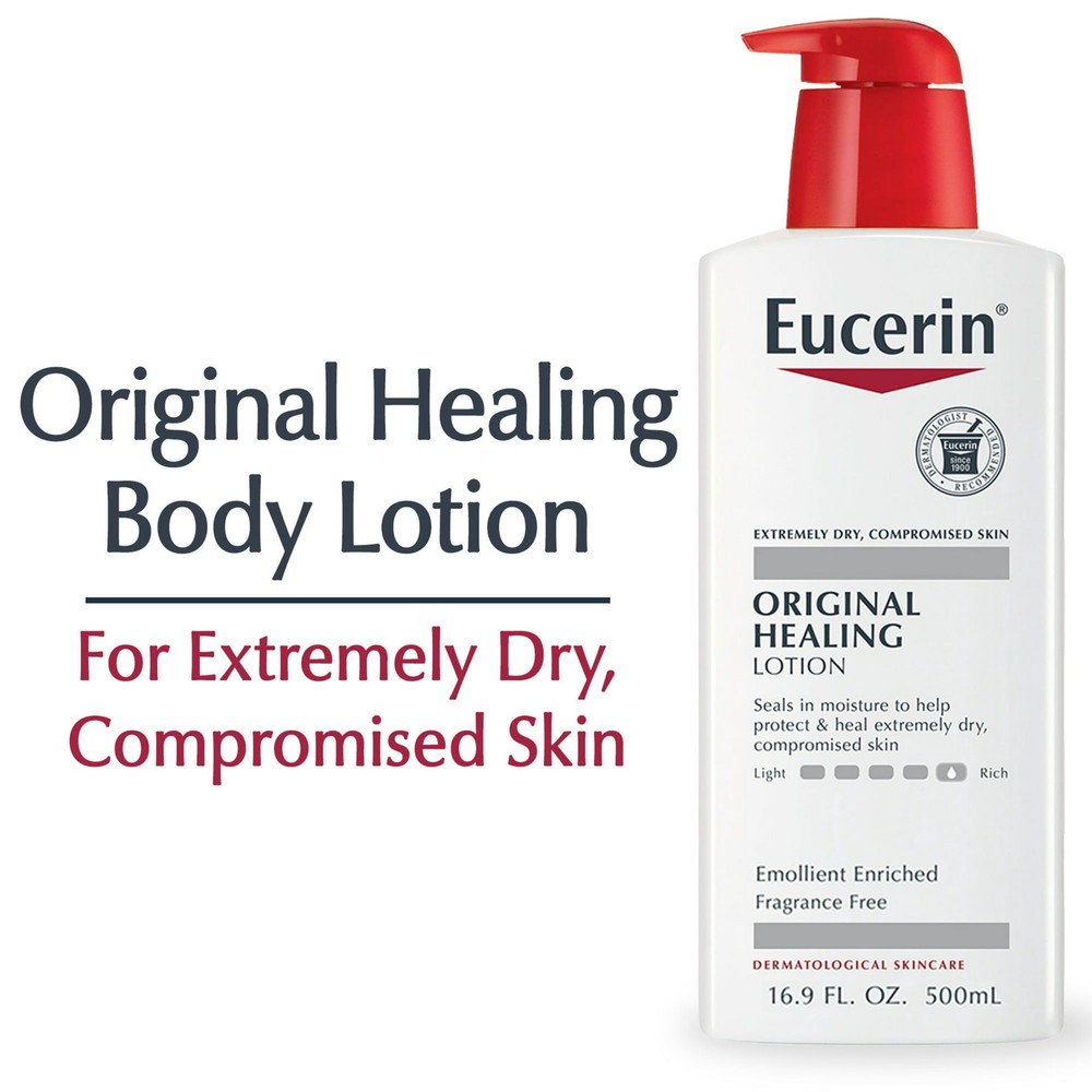 Eucerin Original Healing Soothing Repair Lotion Fragrance Free 16.9oz