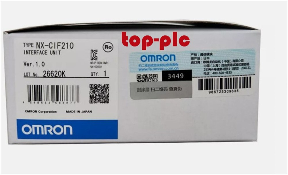 Original Omron NX-CIF210 Communication Interface Unit Module New In Box