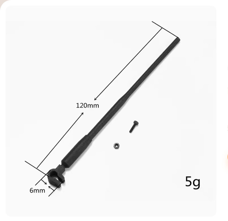 For DJ TRX-4 / 6 Mercedes Benz 4X4 6X6 G63 G500 TRX4 TRX6 Front Bumper Antenna ~