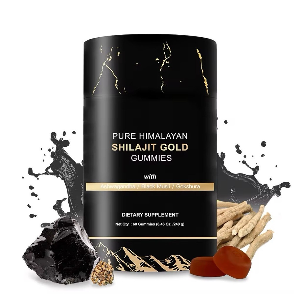 Pure Himalayan Shilajit Gold Gummies 60ct 30-Day Supply