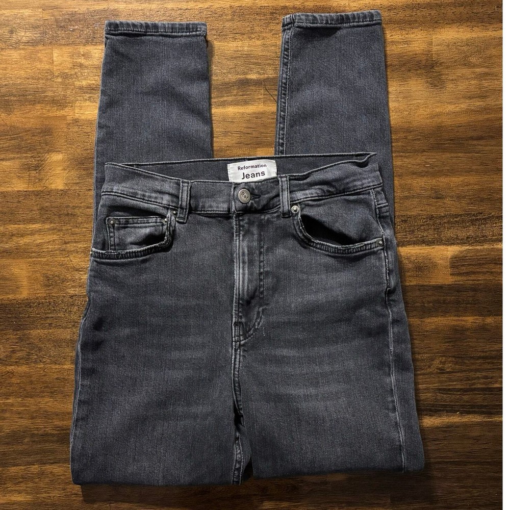 Reformation Women’s 26 x 26 Jeans Slim Skinny High Rise Stretch Organic Cotton
