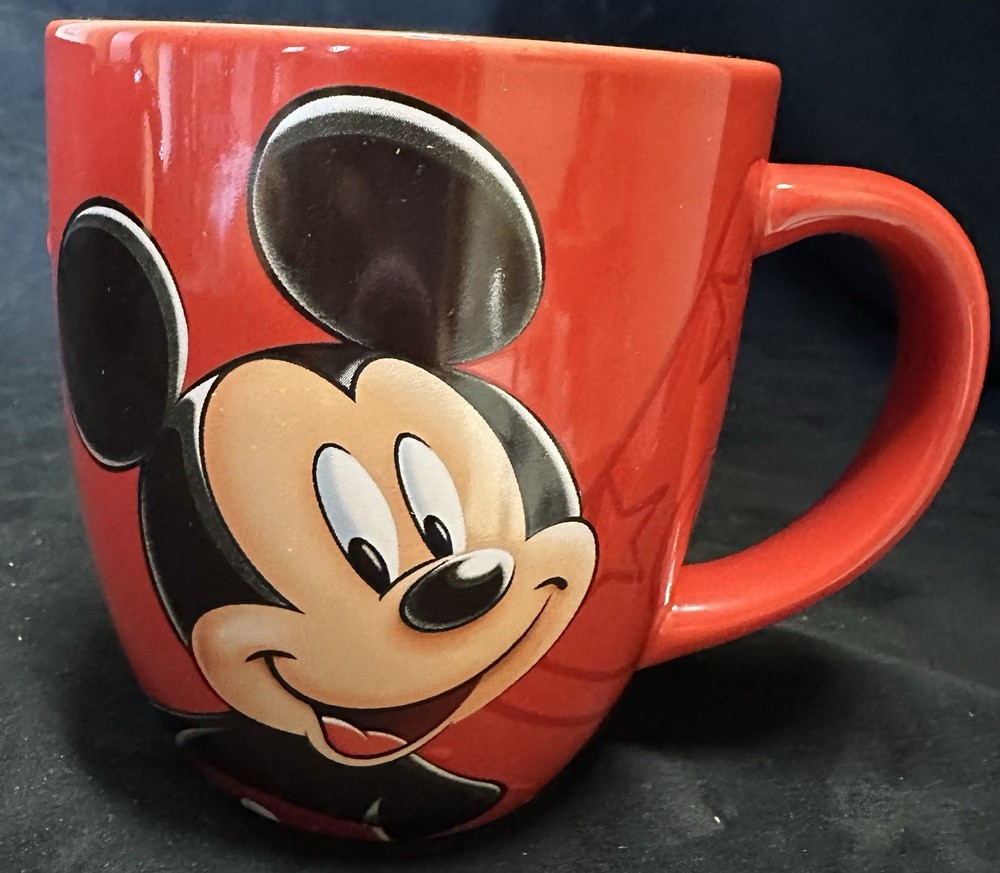 Disney Parks Red Mickey Mouse Coffee Mug from Walt Disney World and Disneyland Resort