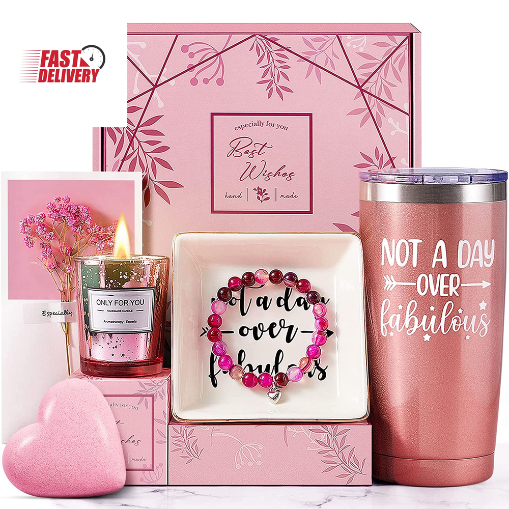 Valentines Day Gifts for Women, Mom, Wife, Her, Birthday Gift Basket Relaxation-image