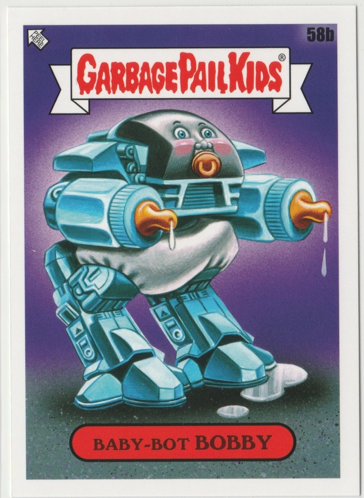 Baby-Bot Bobby #58b Garbage Pail Kids GPK 2023 Intergoolactic Mayhem Card