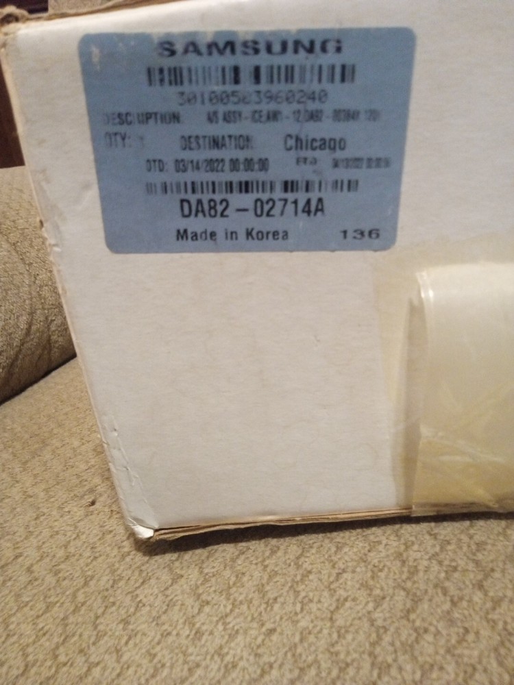 DA82-02714A Samsung Ice Maker Repair Kit