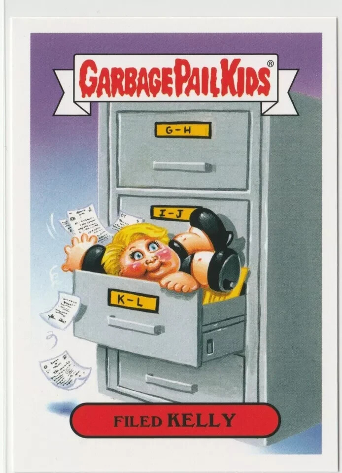 Vintage GPK Kelly #3a 2016 Prime Slime Trashy TV Card  