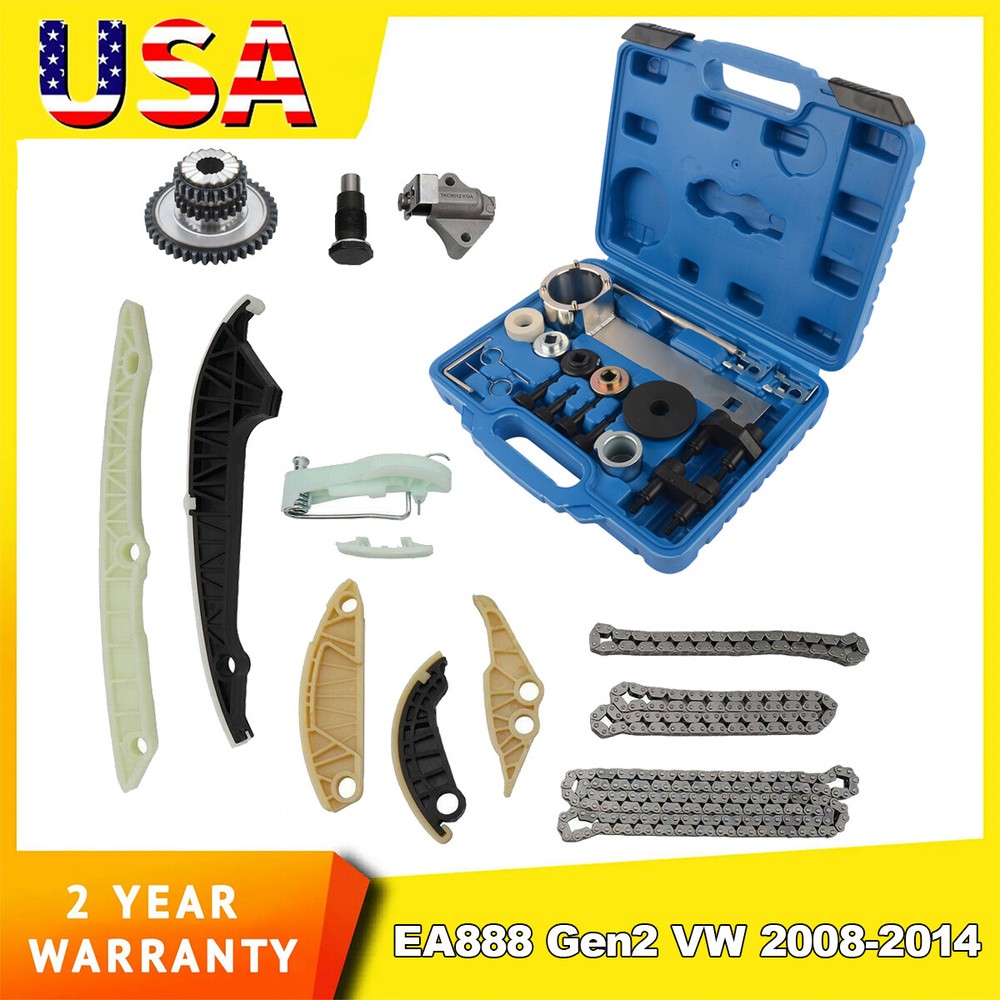 Fits 1.8L 2.0L DOHC Volkswagen Jetta GTI Golf A4 Q5 Timing Chain Repair Tool Kit