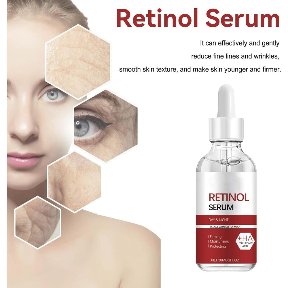 Youth-Boosting Retinol Serum – Smooth Wrinkles & Firm Skin 30ml
