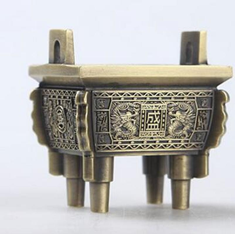 Burner Incense Creative Home Decor Mini Bronze Buddhist Incense Holder Censer