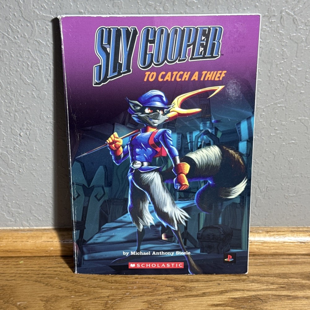 Sly Cooper To Catch a Thief by Michael Anthony Steele (Scholastic PB, 2006) Ps2