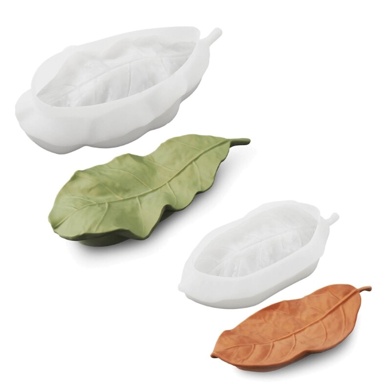 Silicone Leaf Jewelry Tray Molds for Resin Crafting