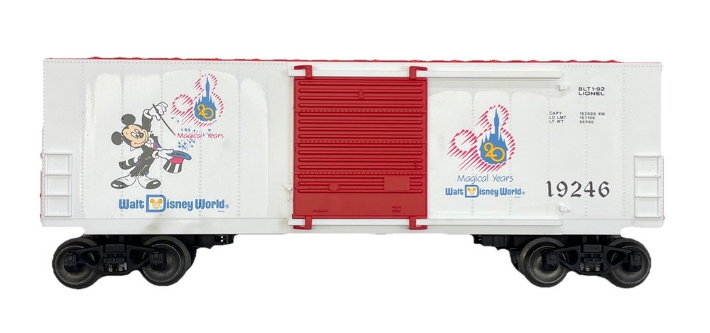 Lionel O Gauge Disney World 20th Anniversary Hi-Cube Train 6-19246