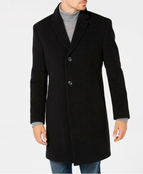 Nautica Mens Italian Wool Cashmere Classic fit Coat 48 L NEW $450 TN1101-BARGE