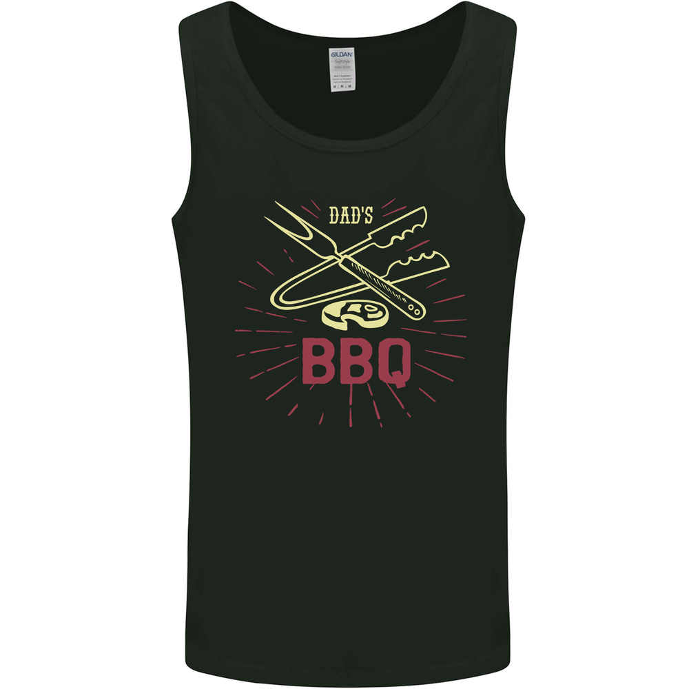 Dads BBQ Fathers Day Grill Mens Vest Tank Top