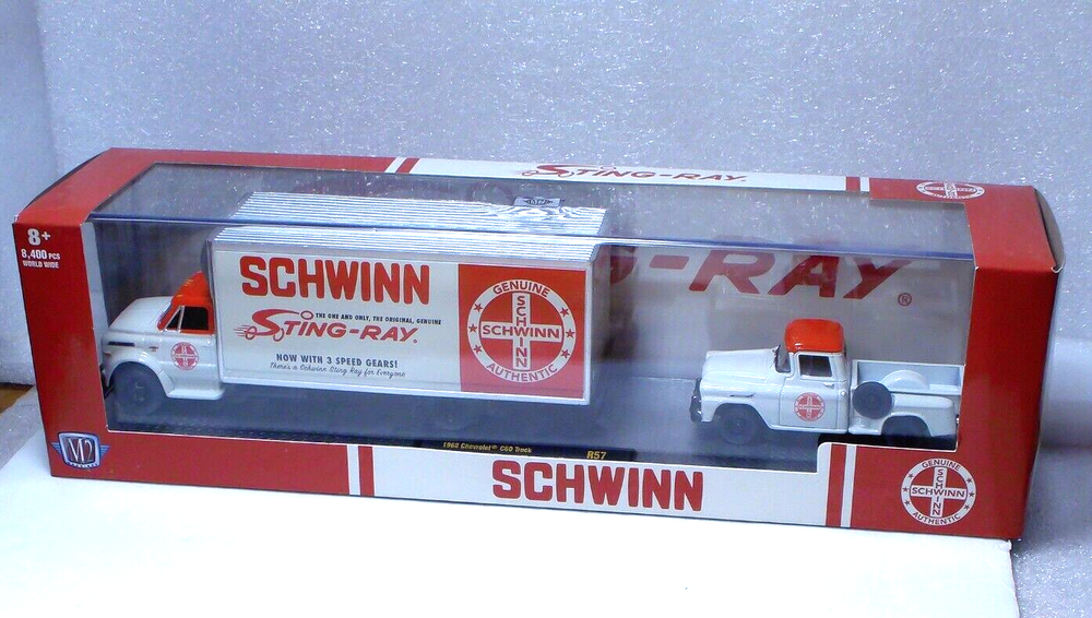 M2 Machines 1968 Chevrolet C60 Truck & 1958 Chevrolet Apache Stepside 1:64 Scale