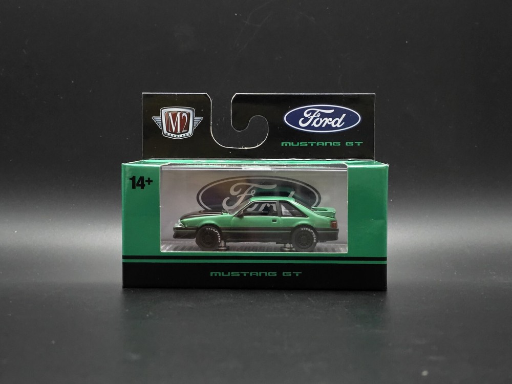 2024 M2 MACHINES 1987 FORD MUSTANG GT 5.0 FOXBODY AUTO THENTICS R92 24-90 1:64