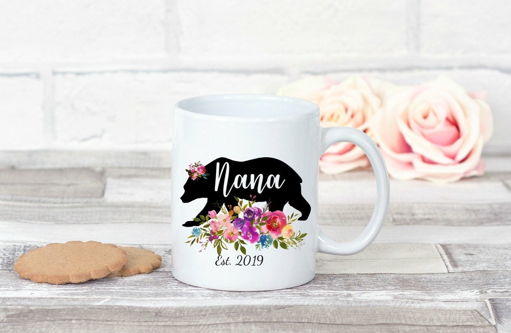 Personalized Grandma Mug Grandma Bear Mug Est 2019 Future Grandma New Grandma