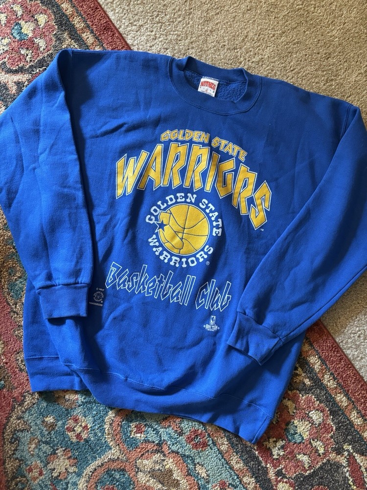 90s Golden State Warriors Club Crewneck Sz Xl