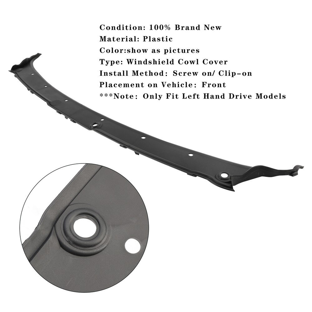 BMW X5 E70 2008-2013 Wiper Cowl Grille Cover 51717151969