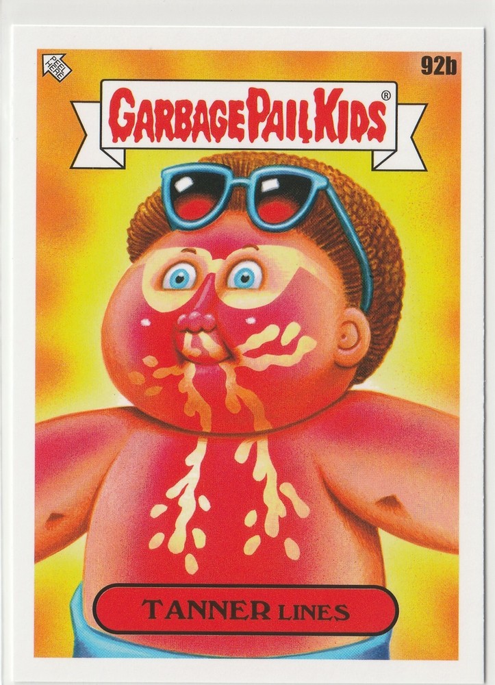 Tanner Lines 92b Garbage Pail Kids GPK 2021 Go On Vacation Card