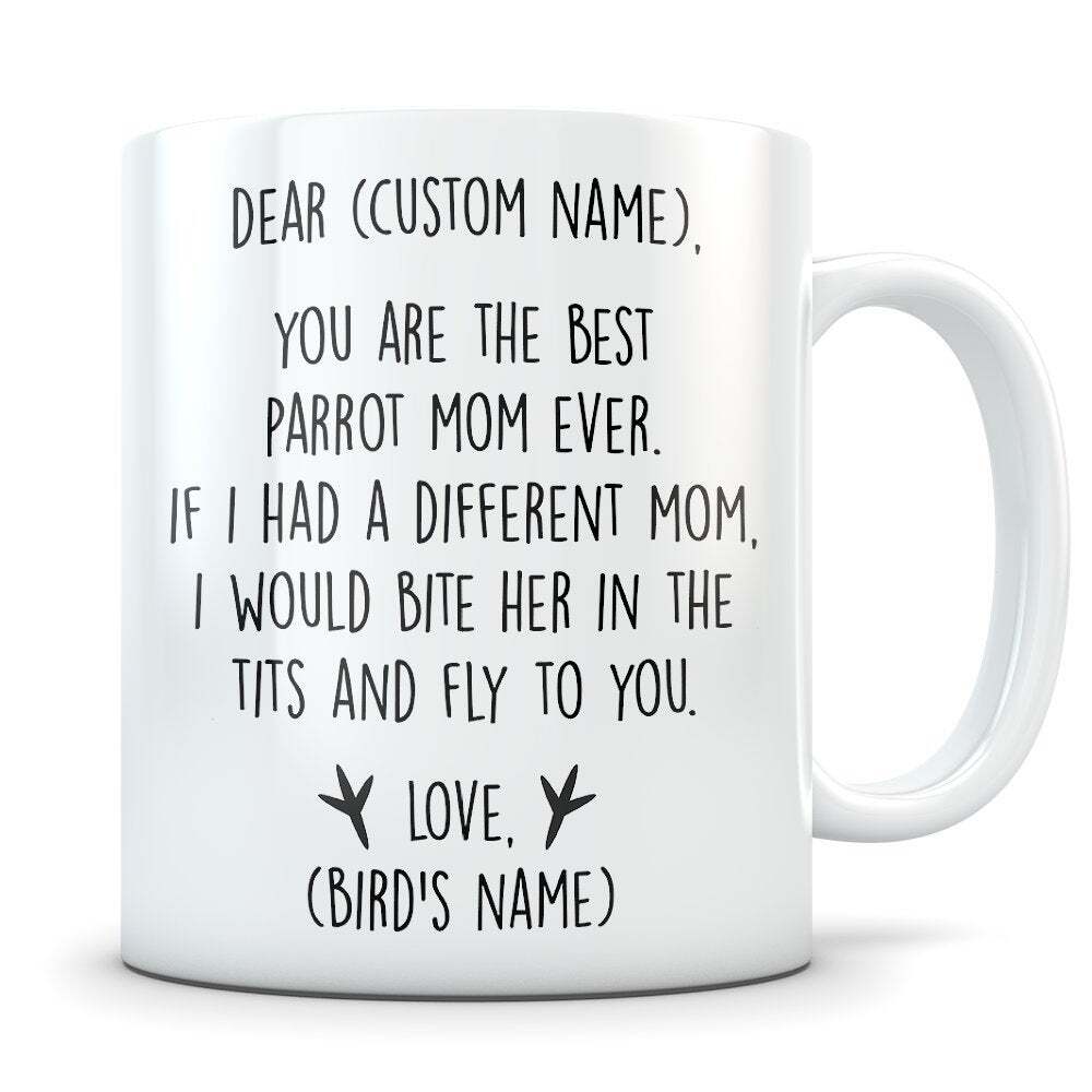Parrot Gifts For Women Parrot Gifts Parrot Mom Parrot Mug Parrot Mom Gift Parrot