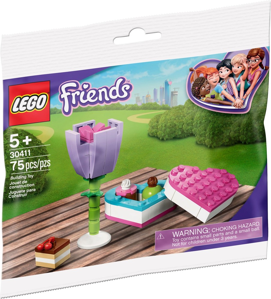 LEGO Friends Chocolate Box and Flower Build Set 30411