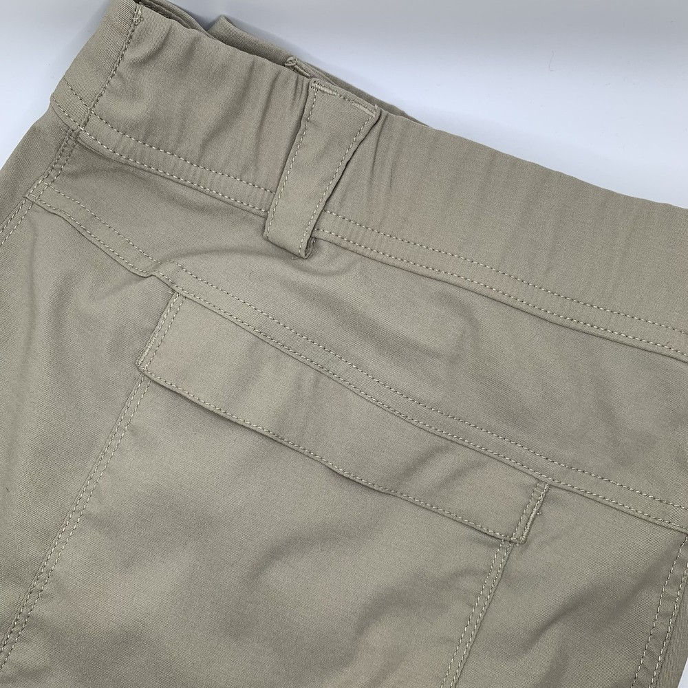 Duluth Trading Co Women’s 18 Dry On The Fly Cargo Shorts Khaki Outdoor Hiking