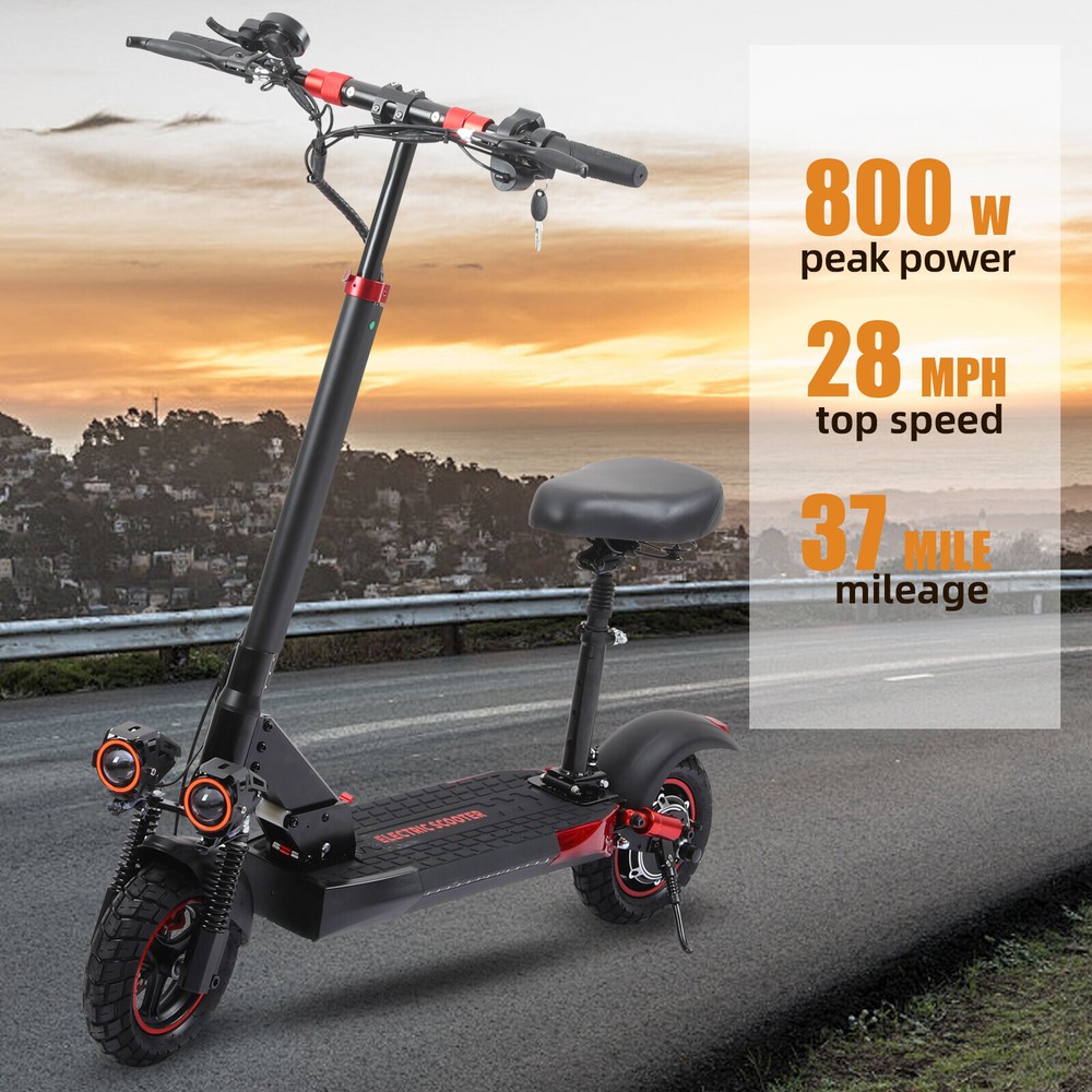 48V 800W Adult Electric Scooter with 10