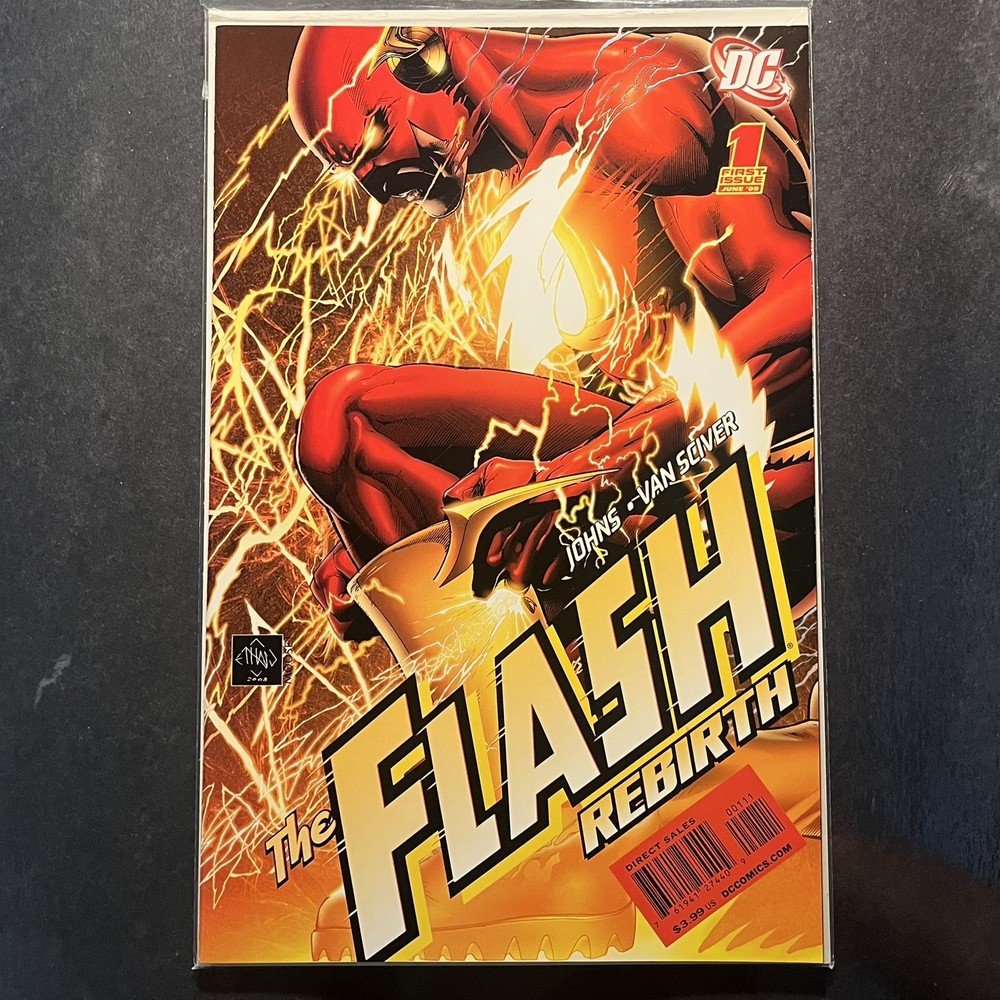 Flash Rebirth #1 2009 DC Comics High Grade Comic Book Geoff Johns