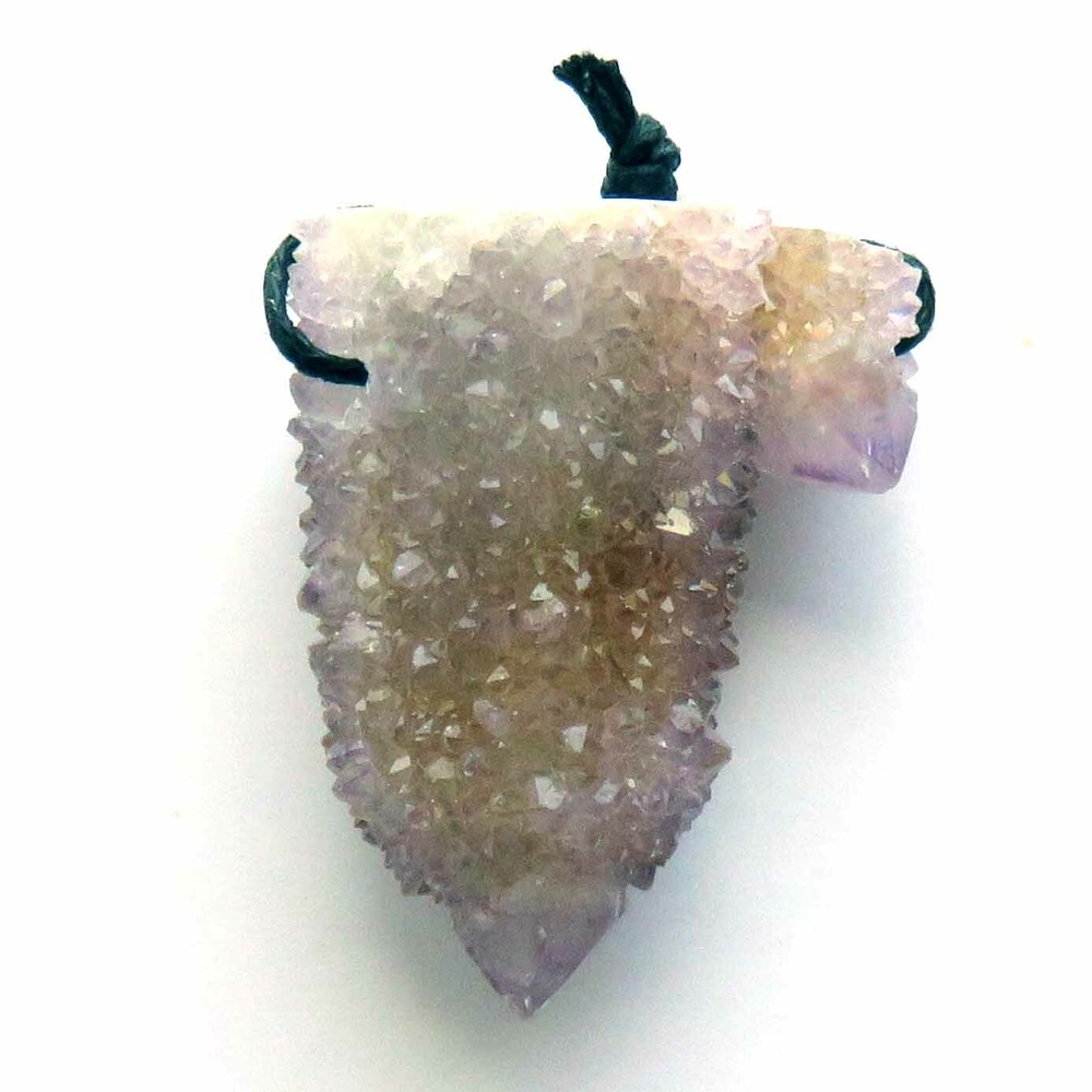 Drilled  SPIRIT QUARTZ Cactus Crystal D965