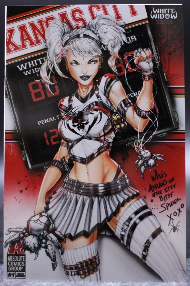 White Widow (2018) #1 Jamie Tyndall Itsy Bitsy Metal Edition Variant Cover NM