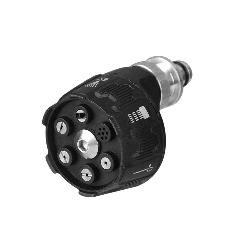 High Pressure Washer Spray Nozzle with 5 Adjustable Angles 0-65 Degree