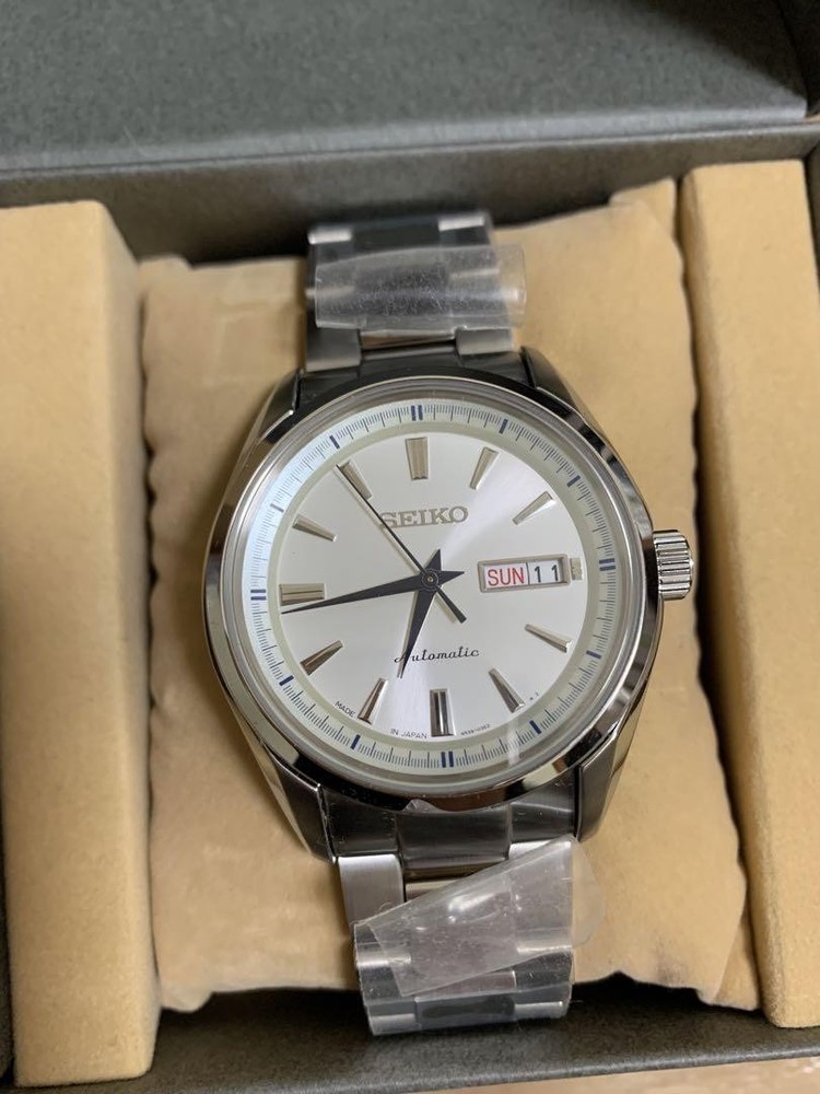 SEIKO Presage SARY055 Automatic Silver Watch 41mm Japan Made