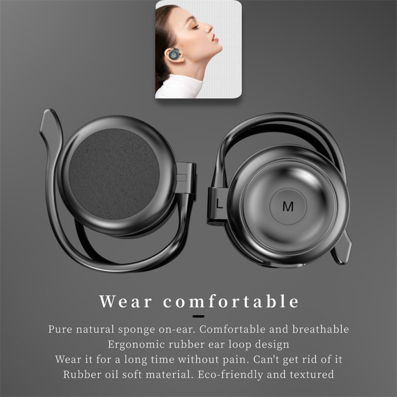 Premium Bluetooth 5.2 Over-Ear Wireless Headphones with USB Charging