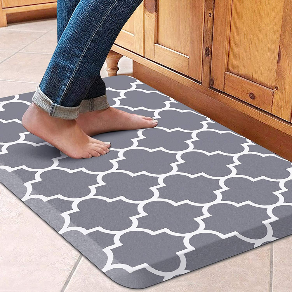 Cushioned Anti-Fatigue Kitchen Mat Non-Slip Waterproof Ergonomic Rug 17.3x28 Inches