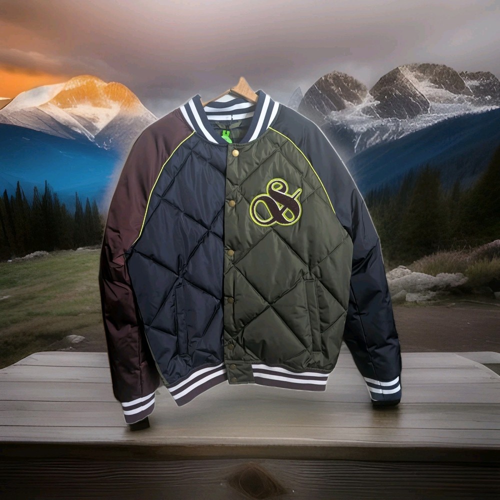 Scotch & Soda Amsterdam Quilted Bomber Jacket Mens Small New With Tags