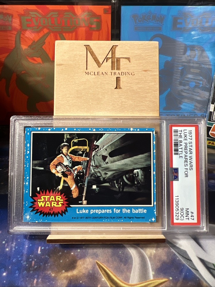1977 Topps Star Wars Luke Prepares For The Battle No. 47 PSA 9 Mint (OC)
