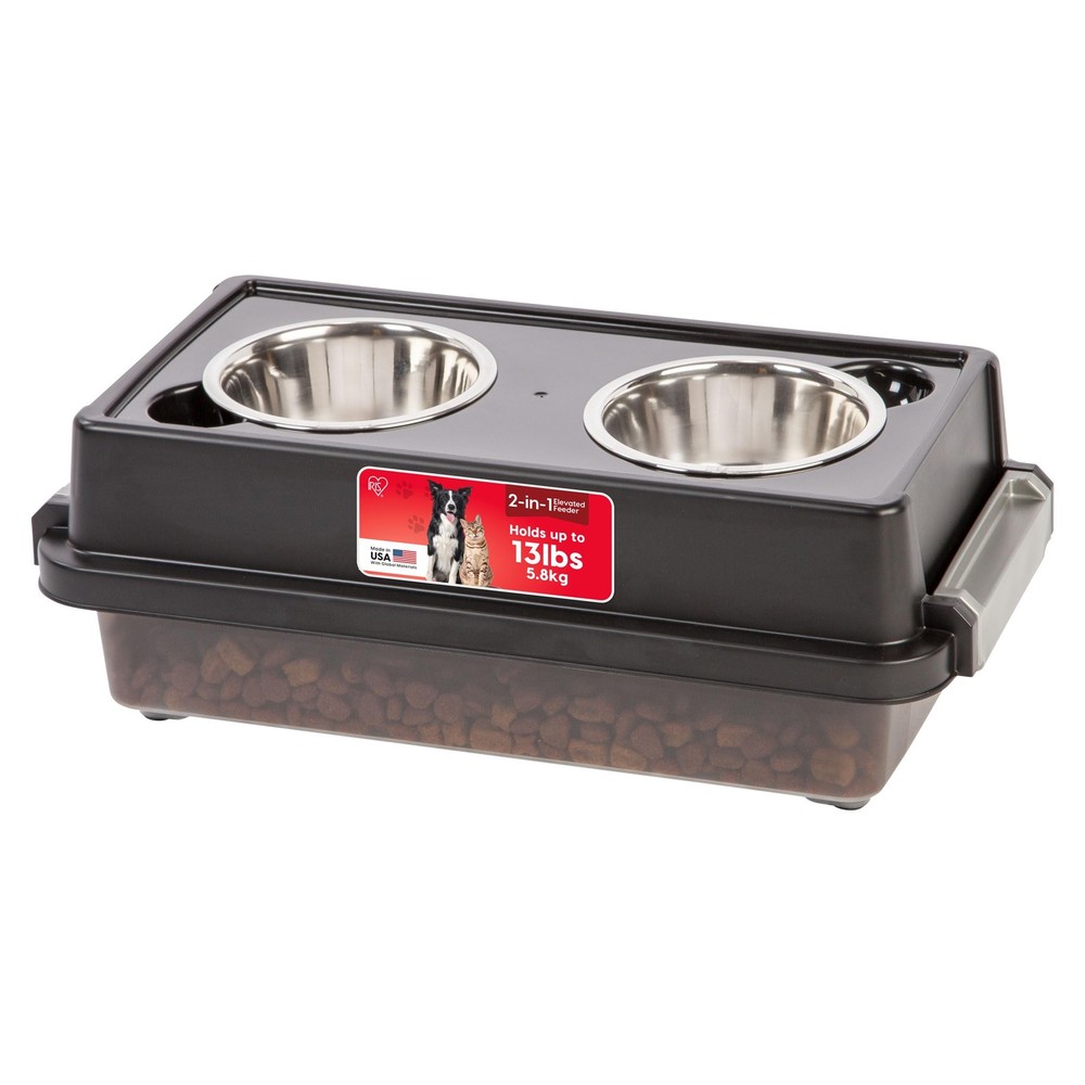 IRIS USA 2-in-1 Elevated Dog Bowls 6