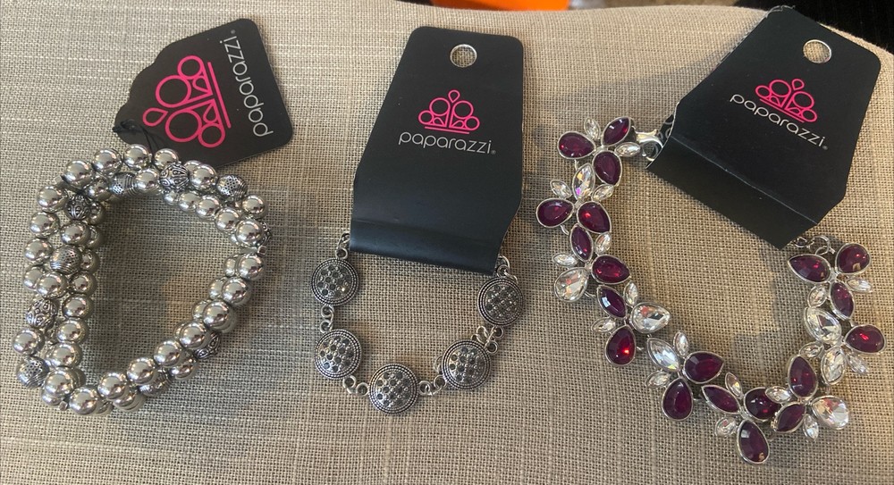 Bracelets Lot Of Three Paparazzi Bracelets NWT