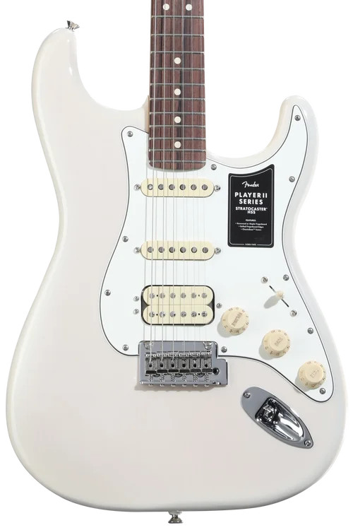 Fender Player II Stratocaster HSS Electric Guitar - White Blonde