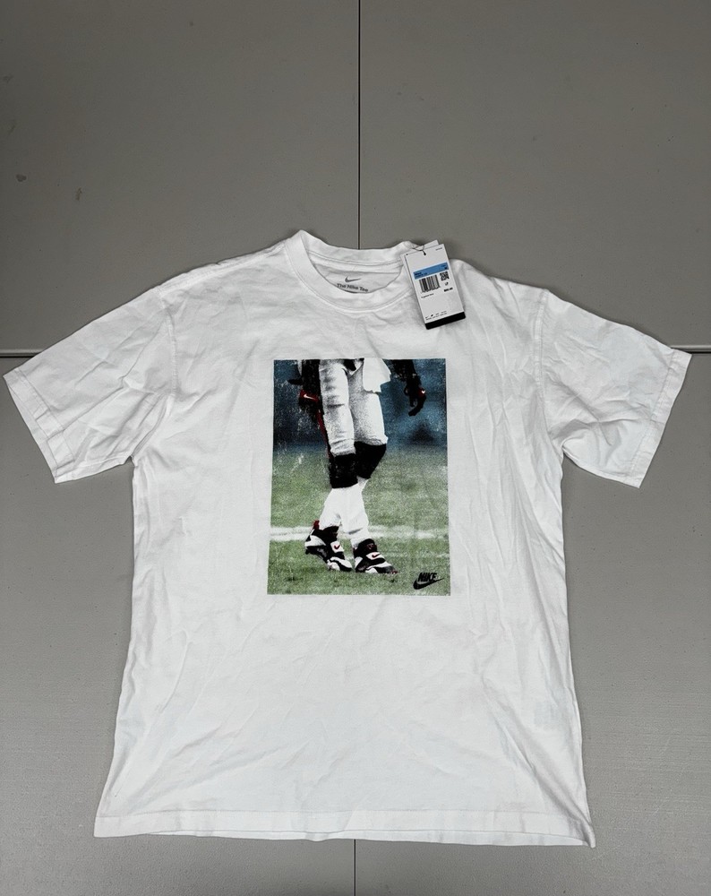 Nike Max90 Deion Diamond Turf Graphic White T-Shirt Men’s Size S New HQ0018