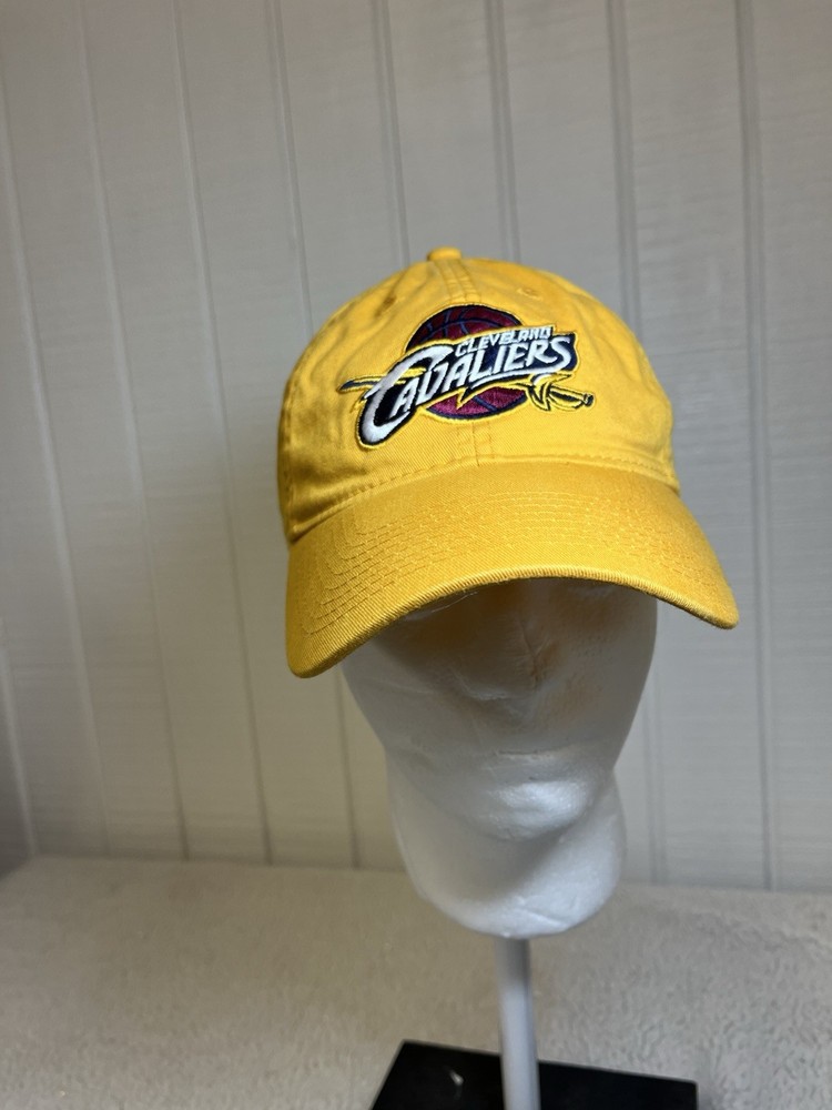 NBA Adidas Cleveland Cavaliers Gold Unisex StrapBack Adjustable Hat Embroidered