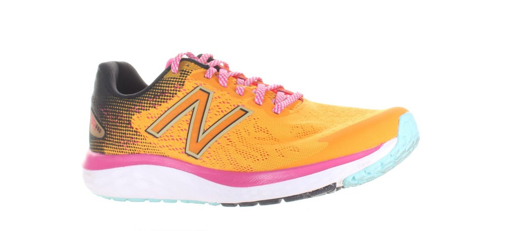 New Balance Womens W680yw7 Orange Running Shoes Size 8.5 (7783522)