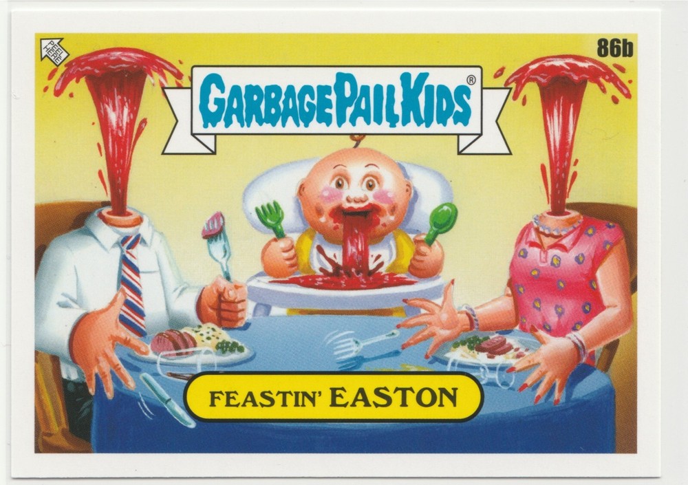 Feastin Easton 86b Garbage Pail Kids GPK 2021 Food Fight Card  